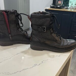 UGG Black and Gray Waterproof Boots